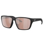 Costa Del Mar Next Gen Rizzler Men's Netplus Black Frame Copper Silver Mirror 580P Polarized Lens Sunglasses 06S9141-91410455 - Main Image