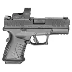 Springfield Armory XD(M) Elite 10mm 3.8" Bbl Black Optic Ready Handgun w/ Fiber Optic Sights, TacRack RS, 2x11rd Mags XDME93810CBHCOSP - Main Image