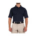 First Tactical Men's Performance Short Sleeve Polo Midnight Navy 112509-729 - Main Image
