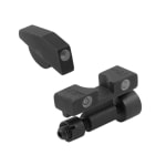 Meprolight USA Tru-Dot Green Tritium White Ring S&W K/L/N Frames Pinned Front (Non-DX Style or Dovetail) Adjustable Rear Sights 227713108 - Main Image