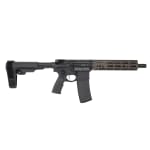 Daniel Defense DD4 MK18 RIII 5.56mm 10.3" 1:7 Govt Bbl Car RIS III 9.5 FDE Semi-Auto Pistol w/SBA3 Brace & DDFH 02-191-13295-047