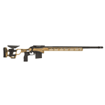 Cadex Defense CDX-SS SEVEN S.T.A.R.S. PRO 6mm BR 26" 1:7.5" Bbl Hybrid Tan/Black Rifle w/Hunting-Style MB CDXSS-PRO-6BR-26-CS20-D2A1N-HTB