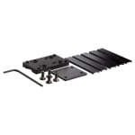 Burris Speedbead Universal Vent Rib Mount for Fast Fire Red Dots w/ Rib-Width Adapters, Black Anodized Aluminum 410688 - Main Image