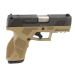 Taurus GX2 TORO 9mm 3.38" Bbl Fixed Front Adj Rear Sights Striker SAO Poly Grip MIL-STD-1913 Rail FDE/Black Pistol w/(1) 13rd Mag 1-GX2P931F - Main Image