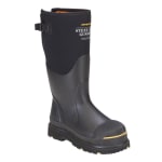 Dryshod Brute Mid Gusset Black/Yellow Men's Size 14 Boots BRUG-MM-BLK-M14
