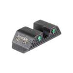 Ameriglo Green Tritium U-Notch 2-Dot Black Outlines Rear Sight Only For Glock 42 /43 /43X / 48 .276" Height .165" GL-845R - Main Image