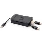 Stealth Cam 4-In-1 Card Reader for IOS & Android w/USB C, Micro USB, USB 2.0, and Lightning Connector STC-QMCR