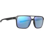 Leupold Bridger Matte Black Performance Eyewear w/Blue Mirror Lenses 186748