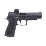 Sig Sauer P320 Full Size P320 9mm 4.7" Bbl X-Series Blk Striker XRAY3 Mod Poly X Grip Romeo-RS Pro Pistol w/(2)17rd Steel Mags 320XF-9-BXR3P-RS