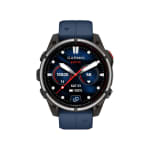 Garmin Quatix 8 51mm AMOLED Sapphire Captain Blue Silicone Band Nautical Smartwatch 010-02905-90