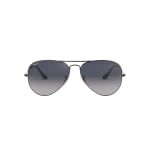 Ray-Ban Aviator Large Metal Gunmetal Blue Gradient Grey Polar 0RB3025-0047858