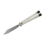 Benchmade Necron Latchless Balisong Necron Jade G10 Knife 99