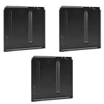 MDT 3-Pack LA .300 Win Mag 3.715 5rd Blk Metal Magazine Bundle 102143-BLK-MDT-KIT-3X - Main Image