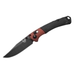 Benchmade Mini Crooked River AXIS Clip-Point Burnt Copper Black Micarta Knife 15085BK-04