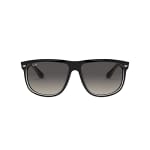 Ray-Ban Boyfriend Black on Transparent Light Grey Gradient Dark Grey 0RB4147-60397160