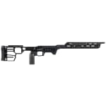 MDT DRT Rem 700 Short Action Right-Handed M-LOK & ARCA Rails 20 MOA NV Bridge Skeletonized Multi-Material Foldable Black Chassis System 115750-BLK - Main Image