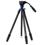 Zeiss Lightweight Kit w/3/8" Thrd-On Head, Ext Hndl, Ext T-Lock Sys, & 3-Sec Legs (28/25/22mm Dia) w/Neoprene Pads Tripod Kit 000000-2708-793