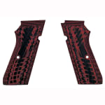 Kimber KDS9c Very High Texture Dark Red/Black Pistol Grips 4200469