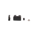 C&H Precision Back Up Iron Sights For Trijicon SRO Fits Glock Or Walther PDP - Optics Ready/Direct Milled Slides BUIS-AB-GL-SRO-325BF-325BR - Main Image