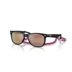 Ray-Ban Junior New Wayfarer Rubber Black Orange Mir Pink Polar 0RJ9052S-70287J47