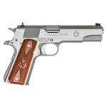 Springfield Armory 1911 Mil-Spec .45 ACP 5" Match Bbl Stainless CA Compliant Handgun w/ Fixed 3-Dot Sights, Combat Trigger, 2x7rd Mags PB9151LCA - Main Image
