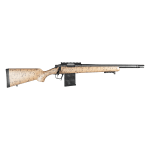 Christensen Arms Ridgeline Scout .450 Bushmaster 16" 1:16" Carbon Bbl Tan w/Black Webbing Rifle w/Hybrid Hunter Stock 801-06357-00