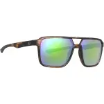 Leupold Bridger Matte Tortoise Performance Eyewear w/Emerald Mirror Lenses 186747