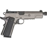 Springfield Armory 1911 Operator .45 ACP 5" Threaded Bbl Gray Handgun w/ AOS Plate, U-Notch Tritium Sights, 2x8rd Mags POT9230TAOS - Main Image