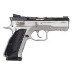CZ Shadow 2 9mm 15rd Bbl Clear Annodized Frame/Nitride Slide FO Front/Blk Ser Hajo Rear MS Optics-Ready Hammer Fired Metal Framed Comp Handgun 86156
