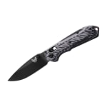 Benchmade Mini Freek AXIS Drop-Point Black Gray Red G10 Knife 565BK-02