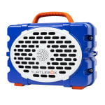 Turtlebox GameDay Series 2.0 Original Outdoor Bluetooth Speaker w/ Party Mode, Waterproof, 25hr Battery, Blue/Orange TB-ORIG-G3-BLUE-WHT-BLORG-2 - Main Image