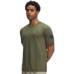 Under Armour Men's Freedom Banner Shortsleeve Marine OD Green/Black Shirt 6004097-39000 - Main Image