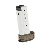 Springfield Armory XD-S .40 S&W 7rd Magazine w/Flat Dark Earth Sleeves for Backstraps 1 & 2 XDS4007DE - Main Image