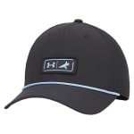 Under Armour Men's BTH x Fish Mid Adjustable Hat Black/Horizon Blue Size OSFM 6014188-001001 - Main Image