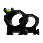 Hawkins Precision Ultra Light Tactical 34mm Offset Level Cap 1.25" High Scope Ring Set 902-0013