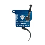 TriggerTech : Rem 700 Rough Diamond Triggers Rem700 Rough Diamond - Left Hand, Black Curve Lever, No Bolt Release Black R7L-SAB-02-TNP