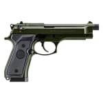 Beretta 92FS OD Green Threaded 218rd OD Green 9x19mm 5.1" Bbl SA/DA Pistol w/2 18 Mags J92F300GRTB18