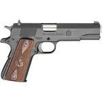 Springfield Armory 1911 Mil-Spec .45 ACP 5" Match Bbl Black CA Compliant Handgun w/ Fixed 3-Dot Sights, Combat Trigger, 2x7rd Mags PB9108LCA - Main Image