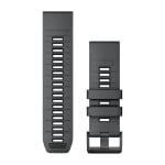 Garmin QUICKFIT 26 Slate Gray/Black Silicone Watch Band 010-13393-11
