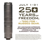 Rugged Suppressors Alaskan360 Ti Suppressor AK360TI