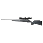 Savage Arms G4 Axis 2 XP Gray LH .350 LEG 1:16" 5/8x24 18" Heavy Sporter Bbl Carbon Steel/Synth Matte BLK Rifle w/3-9x40 BDC Scope 33202 - Main Image