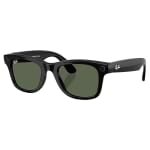 Ray-Ban Meta Wayfarer L Shiny Black G15 Green 0RW4012-601/71-53