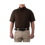 First Tactical Men's V2 Pro Performance Short Sleeve Shirt Kodiak Brown 112012-182 - Main Image