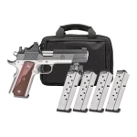 Springfield Armory Ronin 1911 .45 ACP 5" Bbl Blued/Stainless Handgun w/ Viridian RFX11 Optic, Pistol Bag, 4x8rd Mags PX9120LAOS-PAC - Main Image