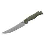 Benchmade Meatcrafter 6" Fixed Blade Trailing-Point Dark Olive Santoprene Knife 15500-04