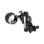 AXCEL LANDSLYDE Plus Slider Pic Mount w/AVX-41 Scope, "T", Rheostat Cover, Torque Ind., Crosshair 1-Pin .019 Red Fiber Blk Bow Sight ALNP-P119-4RB