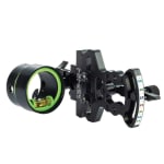 HHA Tetra Hoyt Edition RYZ 2519 w/.019 2-pin 1-5/8" Scope Green Top Pin & Red 2nd Pin LH HYT-RYZ-2519-GRED LH