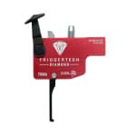 TriggerTech Diamond Trigger for Tikka T3, T3x, & T1x 4oz-32oz Adj Pull Weight, Straight Flat Lever, RH Red ZCT, CLKR, TKR Technology TI0-SRB-02-TNF