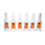 Precision Targets 2.5"x9"x3/8" Beer Bottle Knockover Target w/2"x3" Base 6pk BBKOT-6