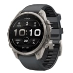Garmin Fenix 9 Pro 47mm Titanium Smartwatch w/ Built-In Flashlight, AMOLED Display, Graphite-Black Silicone Band 010-04336-25 - Main Image